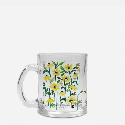 Sunflower Mug Glass