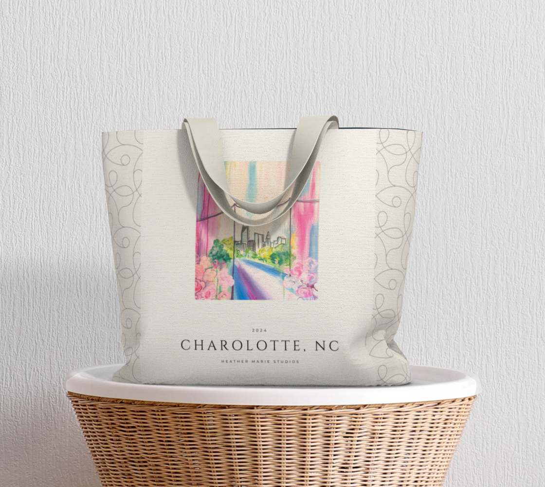 Floral Charlotte Skyline Tote