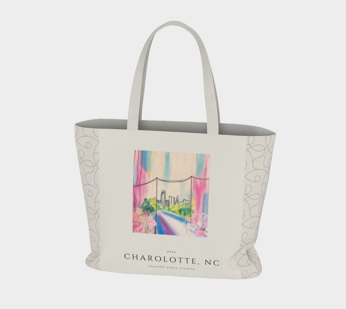 Floral Charlotte Skyline Tote