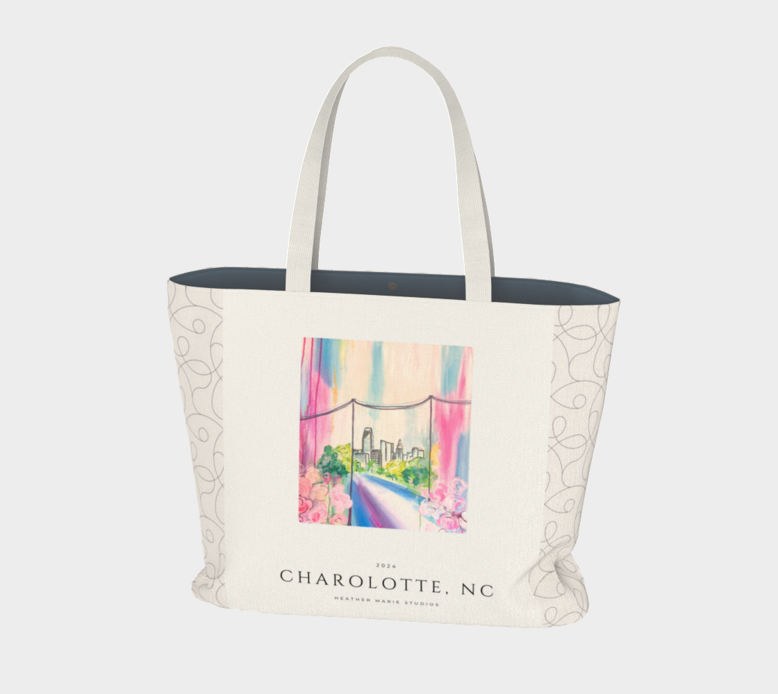 Floral Charlotte Skyline Tote