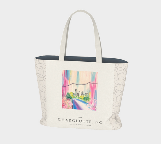 Floral Charlotte Skyline Tote