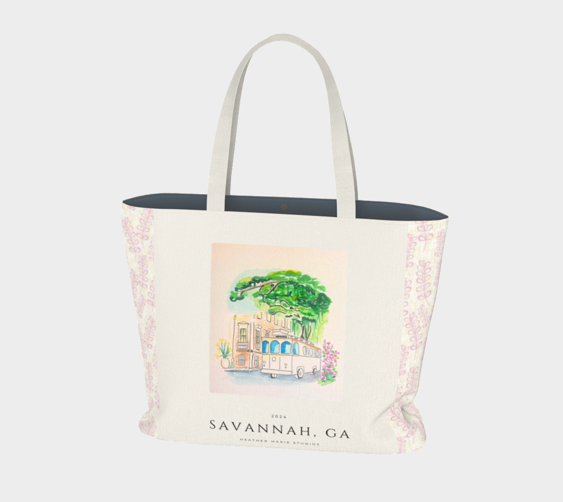 Blooming Savannah Large Tote