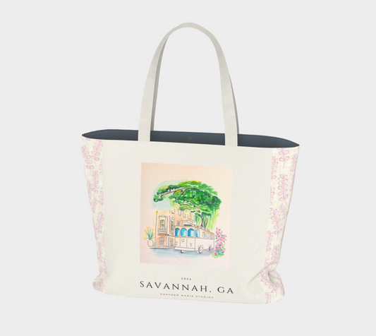 Blooming Savannah Large Tote