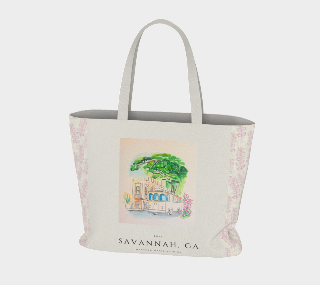 Blooming Savannah Large Tote